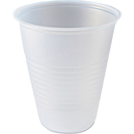 Fabri-Kal® RK Ribbed Cold Drink Cups 7 oz. Capacity Clear 100/Bag 25 Bags/Carton 9508022
