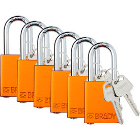 Brady® Safety Lockout Padlock Keyed Alike 1-1/2