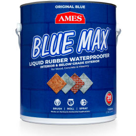 AMES BLUE MAX Liquid Rubber Waterproofer - Regular Grade 1 Gallon Pail BMX1RG