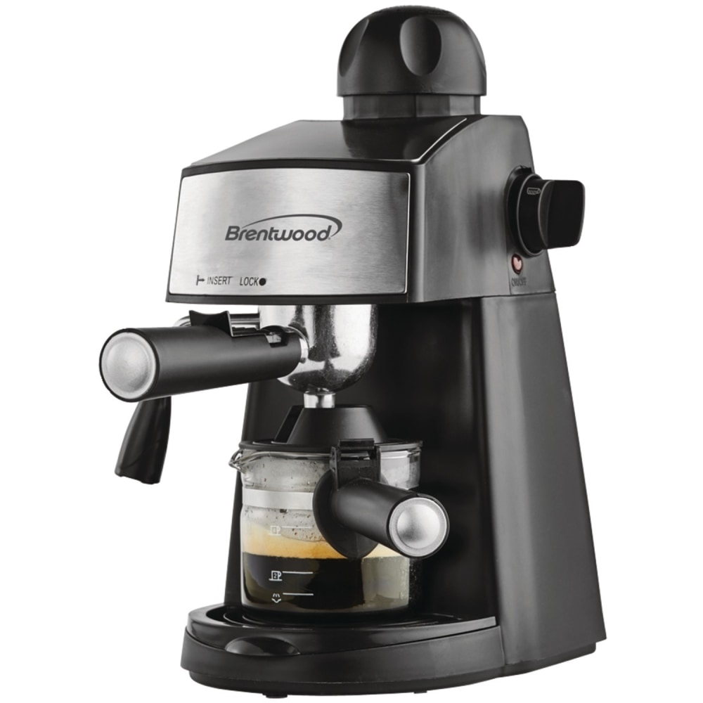 Brentwood 800W 20 Oz Espresso And Cappuccino Maker, Black (Min Order Qty 2) MPN:GA-125