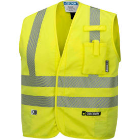 Oberon™ Flame Resistant Hi-Vis Safety Vest Class 2 4XL Hi-Vis Yellow ZFA106-4XL