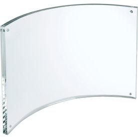 Global Approved 252932 Premium Clear Curved Sign Holder - 11