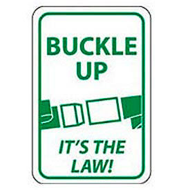 Aluminum Sign - Buckle Up Its The Law - .063
