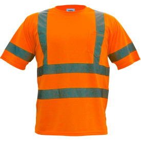 Utility Pro™ Hi-Vis S/S Pocket T-Shirt ANSI Class 3 XL Orange UHV302-XL-O