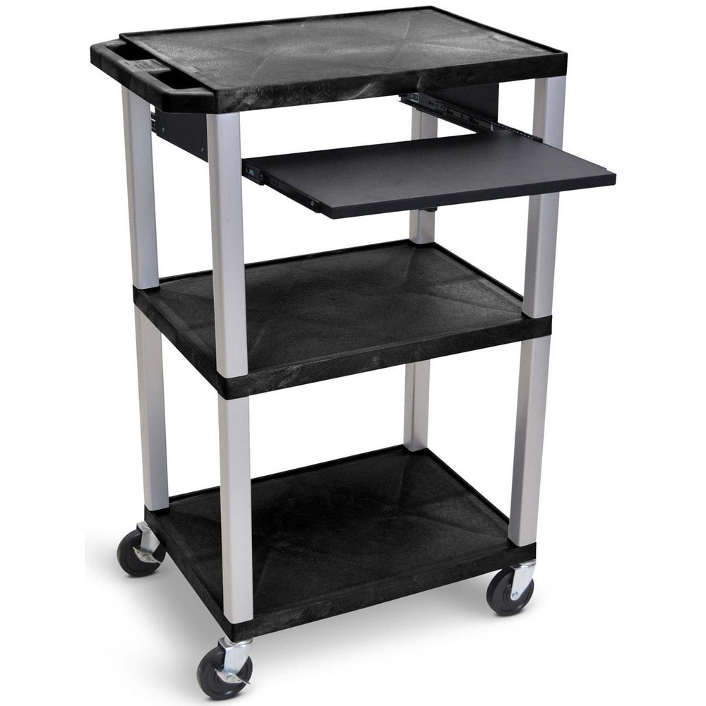 Carts; Cart Type: Utility ; Caster Type: 2 Locking, 4 Swivel ; Caster Material: TPR ; Material: Recycled Molded Plastic ; Length (Inch): 18 ; Width (Inch): 24 MPN:UCPL1PSE-N