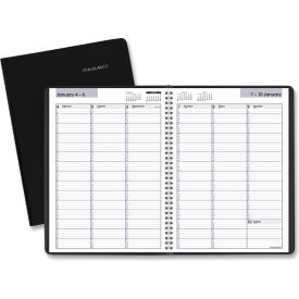 AT-A-GLANCE DayMinder Weekly Appointment Book 11 x 8 Black Cover 12-Month (Jan to Dec) 2026 G52000