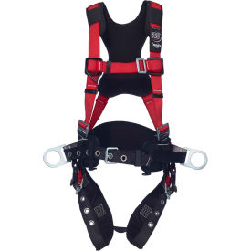 3M™ Protecta® Comfort Construction Style Positioning Harness Tongue Buckle Pass Thru XL 7100232014