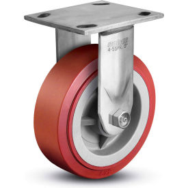 Colson® 4 Series Rigid Plate Caster 4.04108.929 SS - Polyurethane on Polyolefin 4