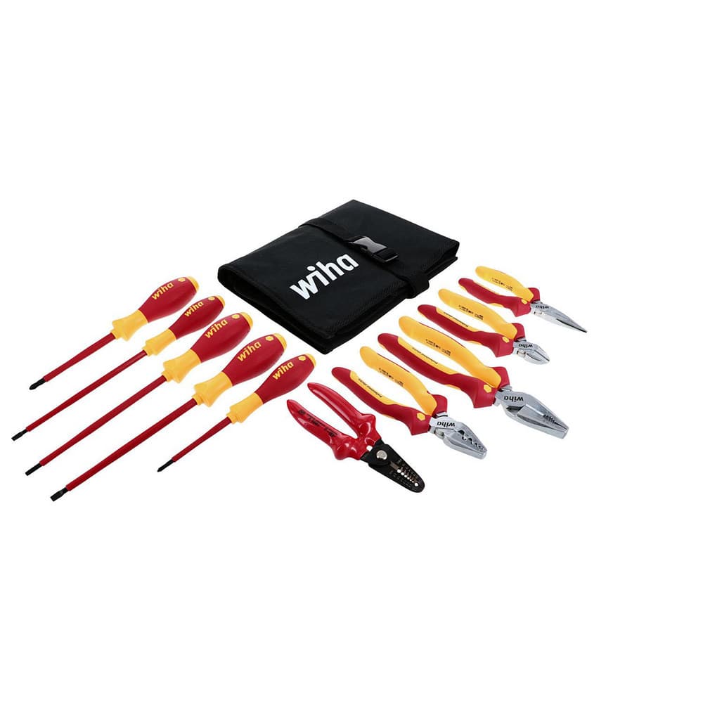 Combination Hand Tool Sets, Set Type: Insulated Screwdriver & Plier Kit , Number Of Pieces: 10 , Measurement Type: Metric  MPN:32867