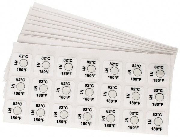 82&deg;C Temp Indicating Label MPN:26258 - Pkg Qty 210
