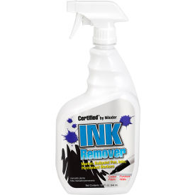 Nilodor Certified® INK Remover Marker Pen Ink Remover Quart Bottle 6/Case C518-009
