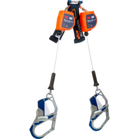 3M DBI-SALA Nano-Lok Edge Twin-Leg Personal Self Retracting Lifeline Aluminum Comfort Hook 7'L 7012819229