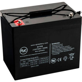 AJC® Universal UB-12750-24B2 12V 75Ah Sealed Lead Acid Battery AJC-D75S-IT-S-1-162356