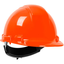 Whistler Cap Style Hard Hat HDPE Shell 4-Point Textile Suspension Wheel Ratchet Adjustment Orange 280-HP241R-03