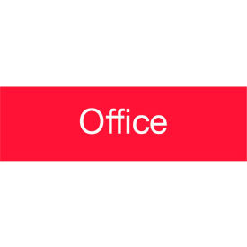Engraved Sign - Office - Red EN16R