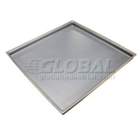 Rotationally Molded Plastic Tray 29-1/2 x29-1/2x2 Gray LG-1