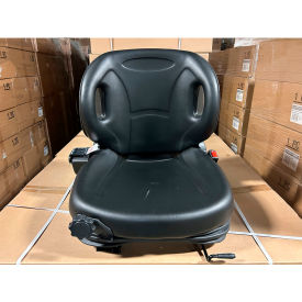 Concentric™ 390 Series High Profile Seat with Suspension & Slide Rails Foam Black 390125BK