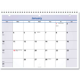 AT-A-GLANCE QuickNotes Desk/Wall Calendar 3-Hole Punched 11 x 8 12-Month (Jan to Dec) 2026 PM5028