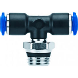 Aignep USA Swivel Male Metal Release Collet Branch Tee 4mm Tube x M5 BSPP 57216-4-M5 - Pkg Qty 10