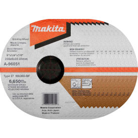 Makita® INOX Grinding Wheel 36 Grit Type 27 9