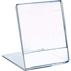 Global Approved 112758 Vert L Shaped Acrylic Sign HLR 3.5