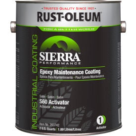 Rust-Oleum® S60 Water-Based Epoxy Maintenance Coating 1 Gallon Can Satin Activator - Pkg Qty 2 283742