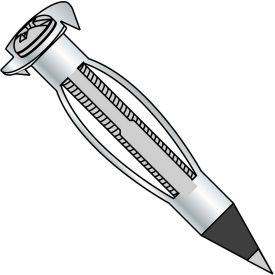 1/8 SHORT Hollow Wall Anchor Drive Zinc Pkg of 100 1805AWHDS