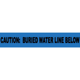 Non-Detectable Underground Warning Tape - Caution Buried Water Line Below - 6
