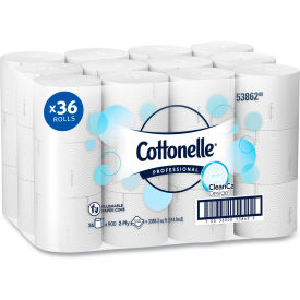 Cottonelle® Clean Care Bathroom Tissue Septic Safe 2-Ply White 900 Sheets/Roll 36 Rolls/CT KCC53862CT