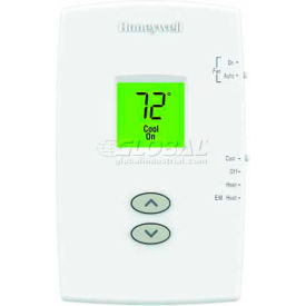 Honeywell PRO 1000 Non-Programmable Vertical Thermostat 2H/1C Heat Pump TH1210DV1007 TH1210DV1007