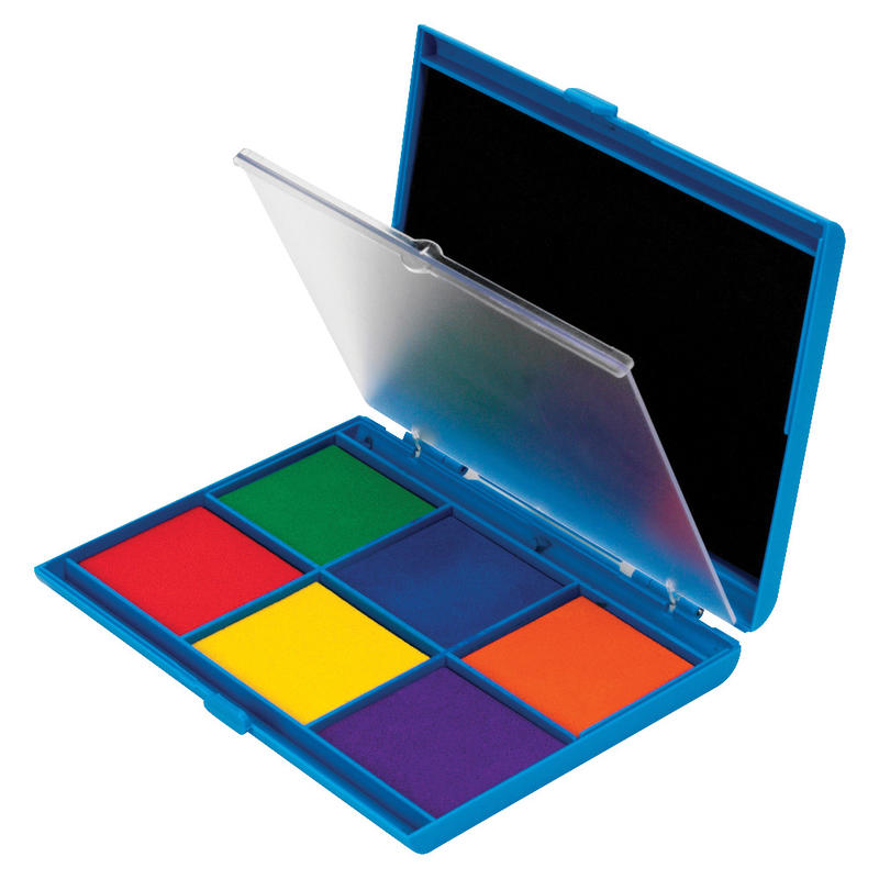 Learning Resources 7-Color Ink Stamp Pad, Ages 3 And Up MPN:LER4275