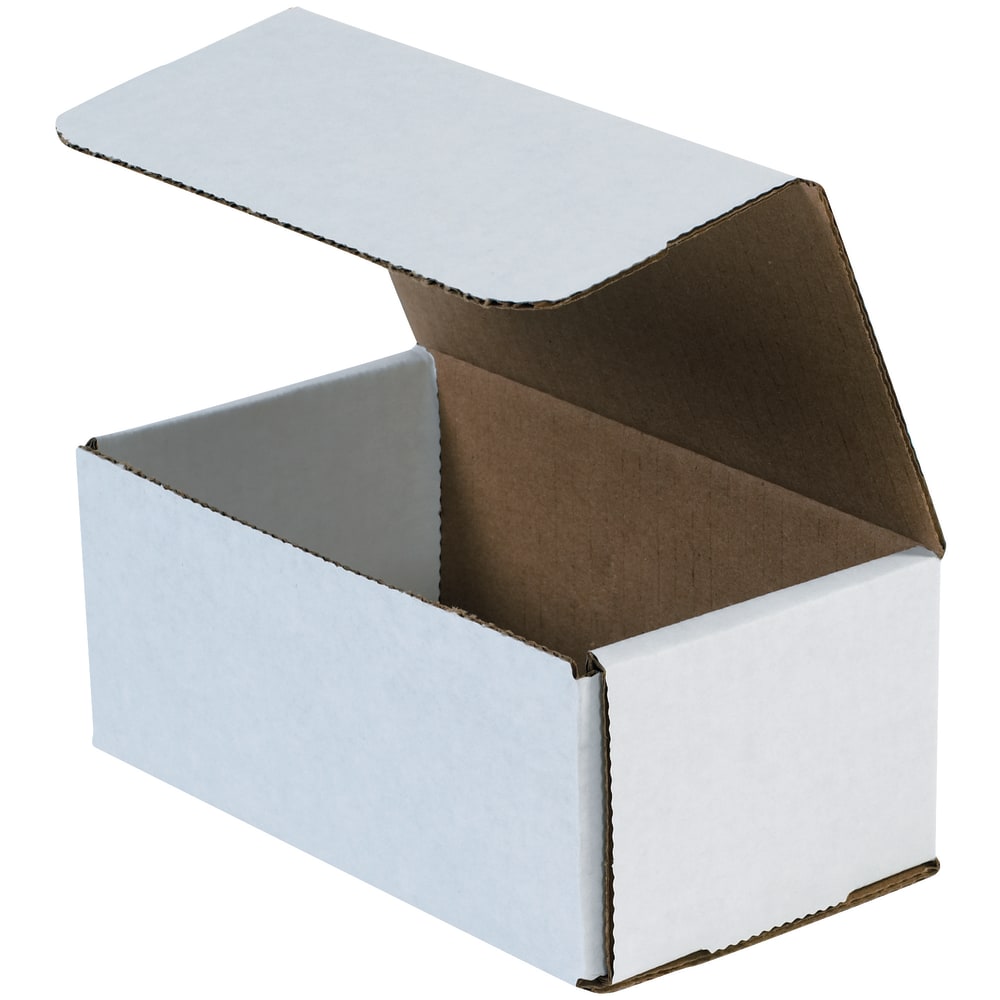 Partners Brand Corrugated Mailers 9in x 7in x 4in, White, Bundle of 50 MPN:M974
