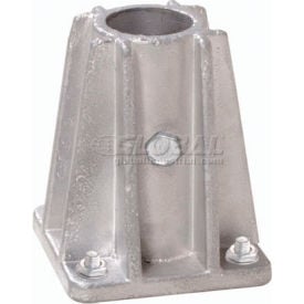 GoVets™ Single Socket Base For Pedestrian Barrier Black 374940