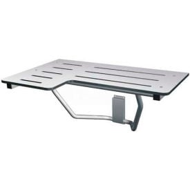 Frost Retractable Wall Mounted Shower Seat - Stainless/White - 975R 975R