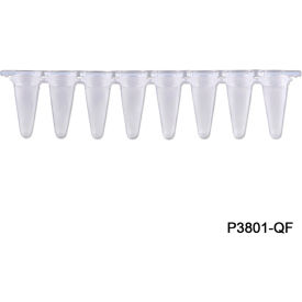 MTC Bio PureAmp 8 Strips QPCR Tube with Separated Optical Strip Cap 0.1 ml 120 Pack P3801-QF