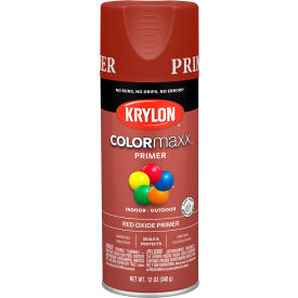 Krylon® Colormaxx™ Paint & Primer 12 oz. Red Oxide Primer K05583007 - Pkg Qty 6