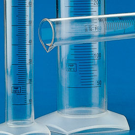 Graduated Cylinder PMP (TPX) Printed Graduations 10mL 10/Pack 602570