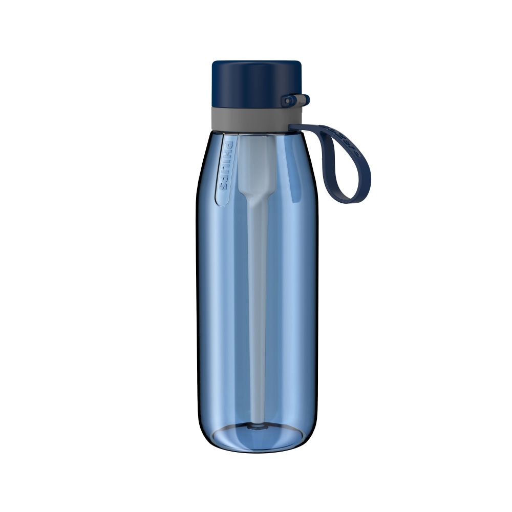 Philips GoZero Everyday Tritan Water Bottle With Filter, 36 Oz, Navy Blue MPN:AWP2732NBO/37