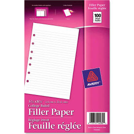 Avery® Mini Binder Filler Paper 14230 5-1/2