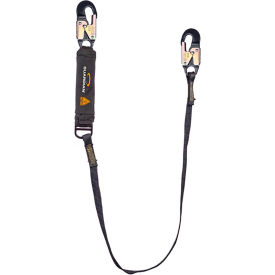 Guardian Arc Flash Shock Absorbing Lanyard Fixed Single Leg Aluminum Snap Hook 6'L 3400031