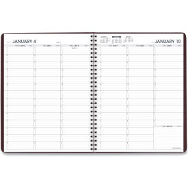AT-A-GLANCE Weekly Appointment Book 11 x 8.25 Winestone Cover 13-Month Jan 2026 to Jan 2027 7095050