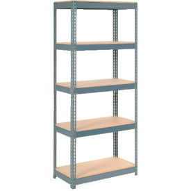 GoVets 5 Shelf Standard Duty Boltless Shelving Starter 36