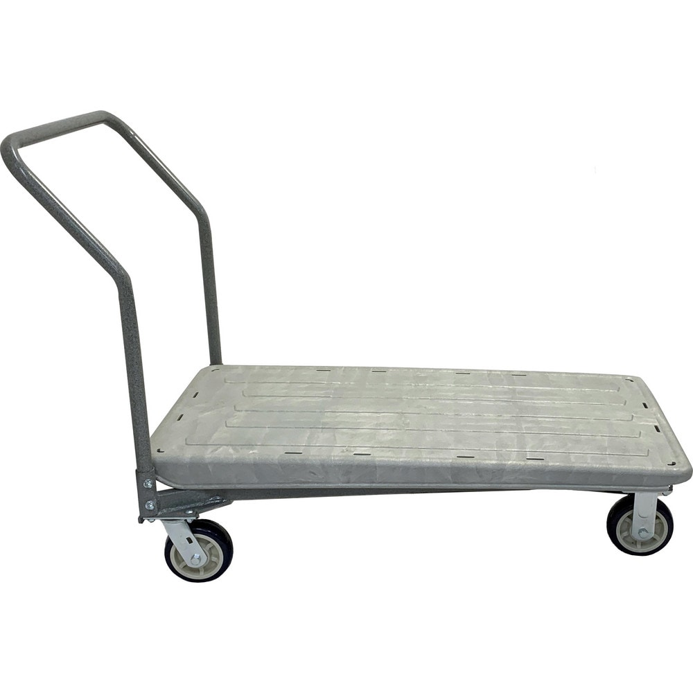 Bar, Panel & Platform Trucks, Truck Type: Flatbed , Load Capacity: 2000 lb , Platform Profile: Flushed , Platform Style: Solid , Height (Inch): 39-1/2  MPN:FB-N2448PW(KT)