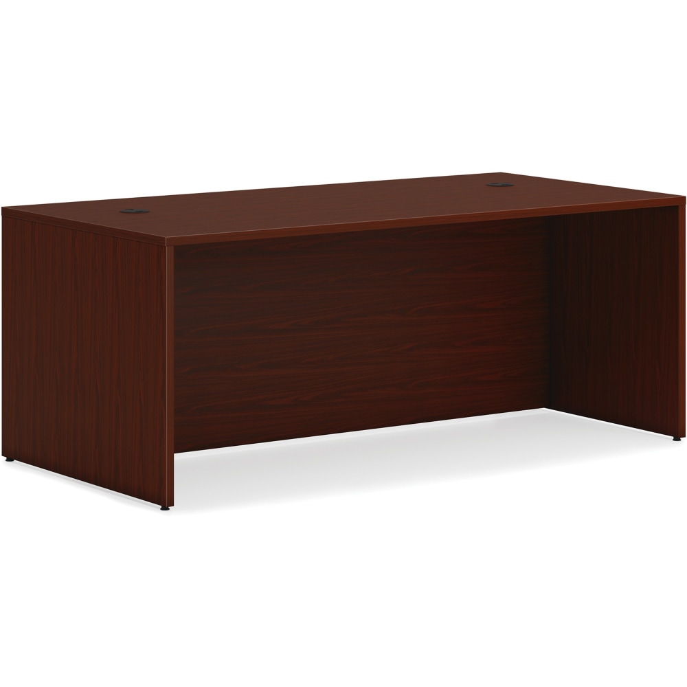 HON Mahogany Laminate Mod Desk Component, 29inH x 72inW x 36inD, Material: Metal, Mahogany Laminate MPN:LDS7236LT1