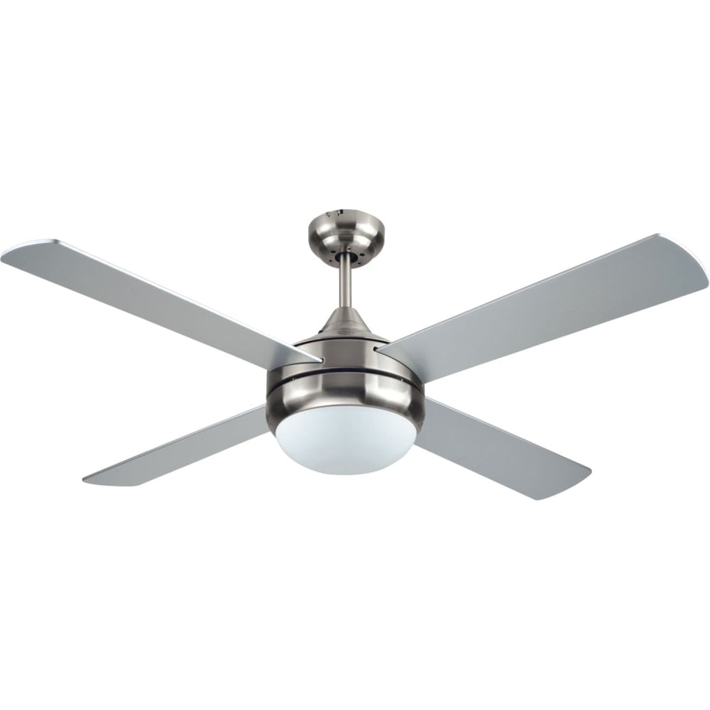 Black+Decker 52-Inch 4-Bladed Remote Controllable Brushed Nickel Ceiling Fan - 4 Blades - 52in Diameter - BCF5252R MPN:BCF5252R