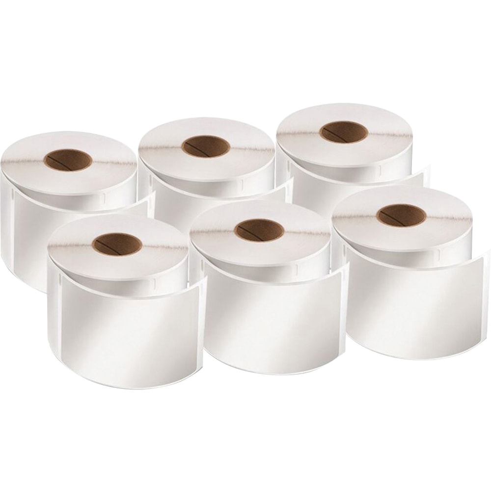 DYMO LabelWriter Shipping Labels, 2-1/8in x 4in, Rectangle, White, 220 Labels Per Roll, Pack Of 6 Rolls MPN:2050811