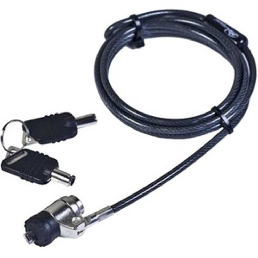Brenthaven Adjustable Head Swivel Lock - Master Keyed Lock - Black - Zinc Alloy - For Notebook MPN:4401