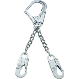 PeakWorks® Rebar Chain Assembly Dual Leg Snap Hook 2'L V860140