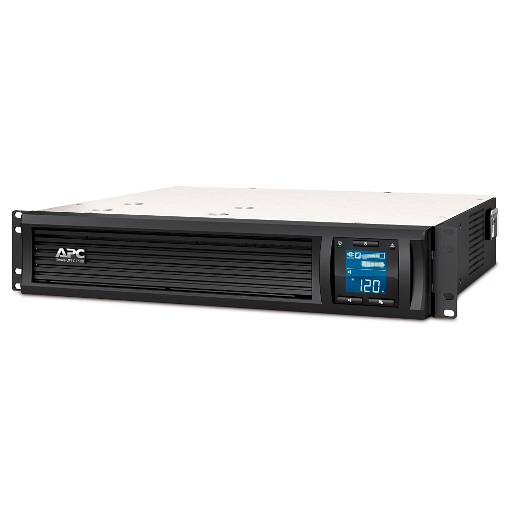 APC Smart-UPS C 6-Outlet Rackmount With SmartConnect, 1, 500VA/900 Watts, SMC1500-2UC MPN:SMC1500-2UC