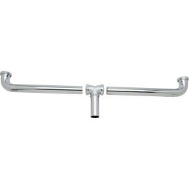 Elkay LK52 Chrome Continuous Waste Drain For 2 Compartment Sink LK52